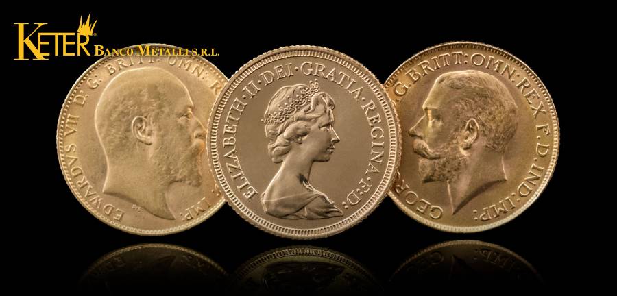 Sterline d’oro inglesi utilizzate come monete d’oro da investimento e spesso oggetto di vendita nel mercato dei metalli preziosi in Italia.